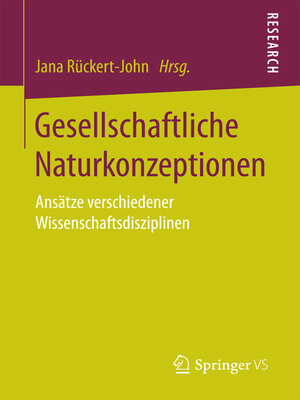 cover image of Gesellschaftliche Naturkonzeptionen